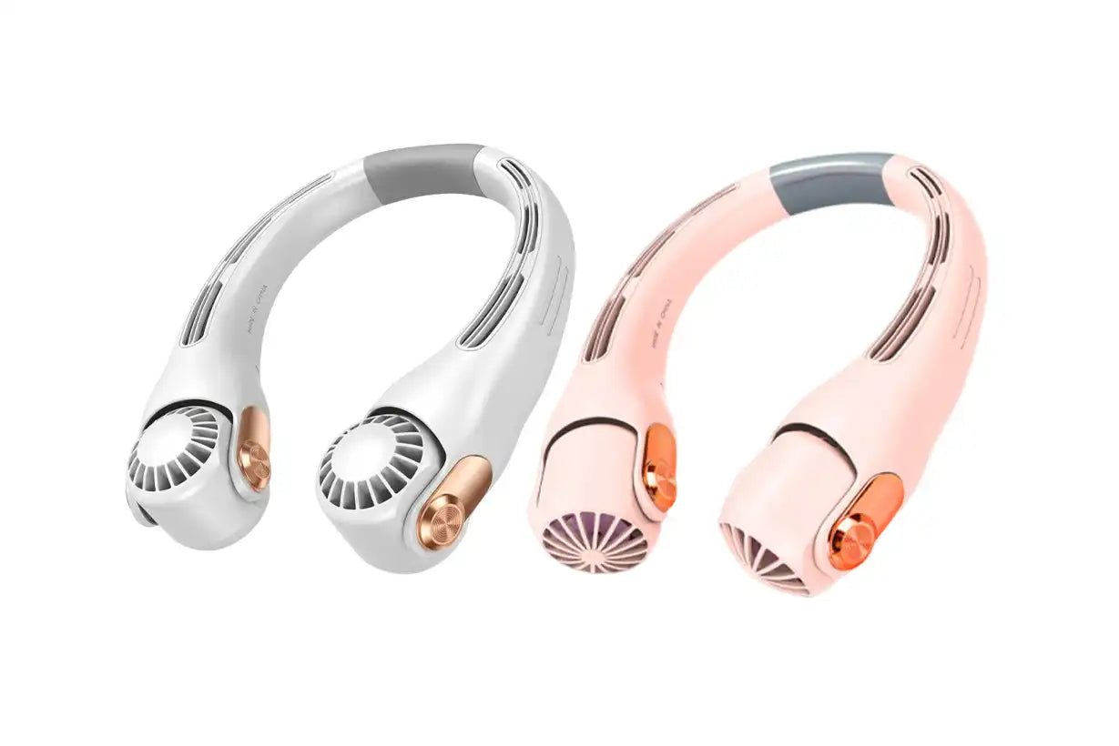 Ventilateur de Cou Portable Wanfan - Tête Rotative 360°, Ultra Silencieux