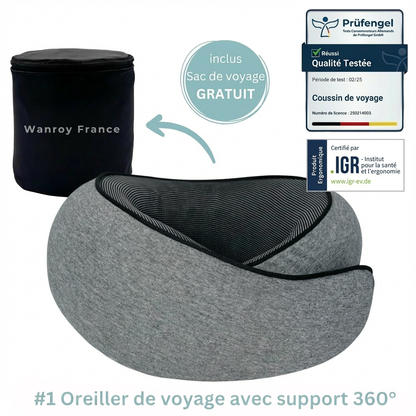 Wanroy™ - L'oreiller de voyage (1 ACHETÉ + 1 GRATUIT)