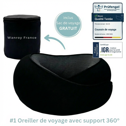 Wanroy™ - L'oreiller de voyage (1 ACHETÉ + 1 GRATUIT)