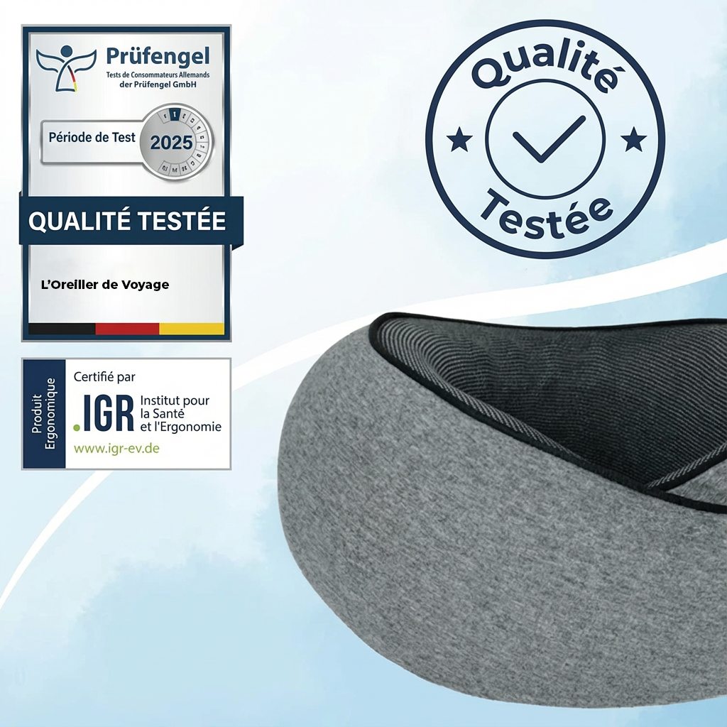 Wanroy™ - L'oreiller de voyage (1 ACHETÉ + 1 GRATUIT)