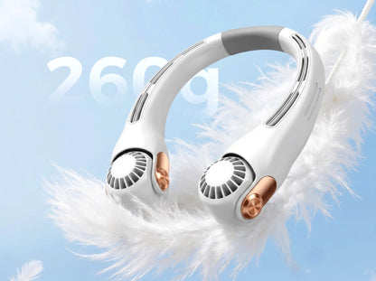 Ventilateur de Cou Portable Wanfan - Tête Rotative 360°, Ultra Silencieux
