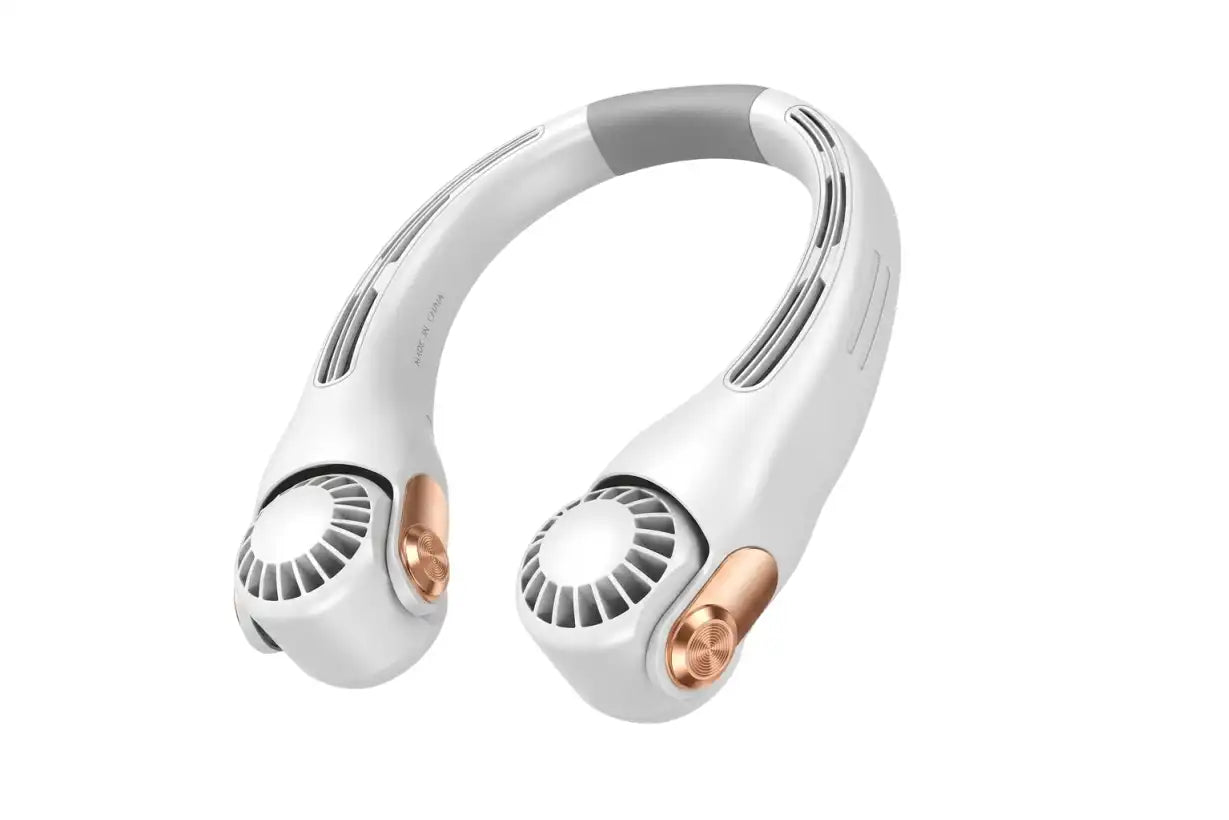 Ventilateur de Cou Portable Wanfan - Tête Rotative 360°, Ultra Silencieux